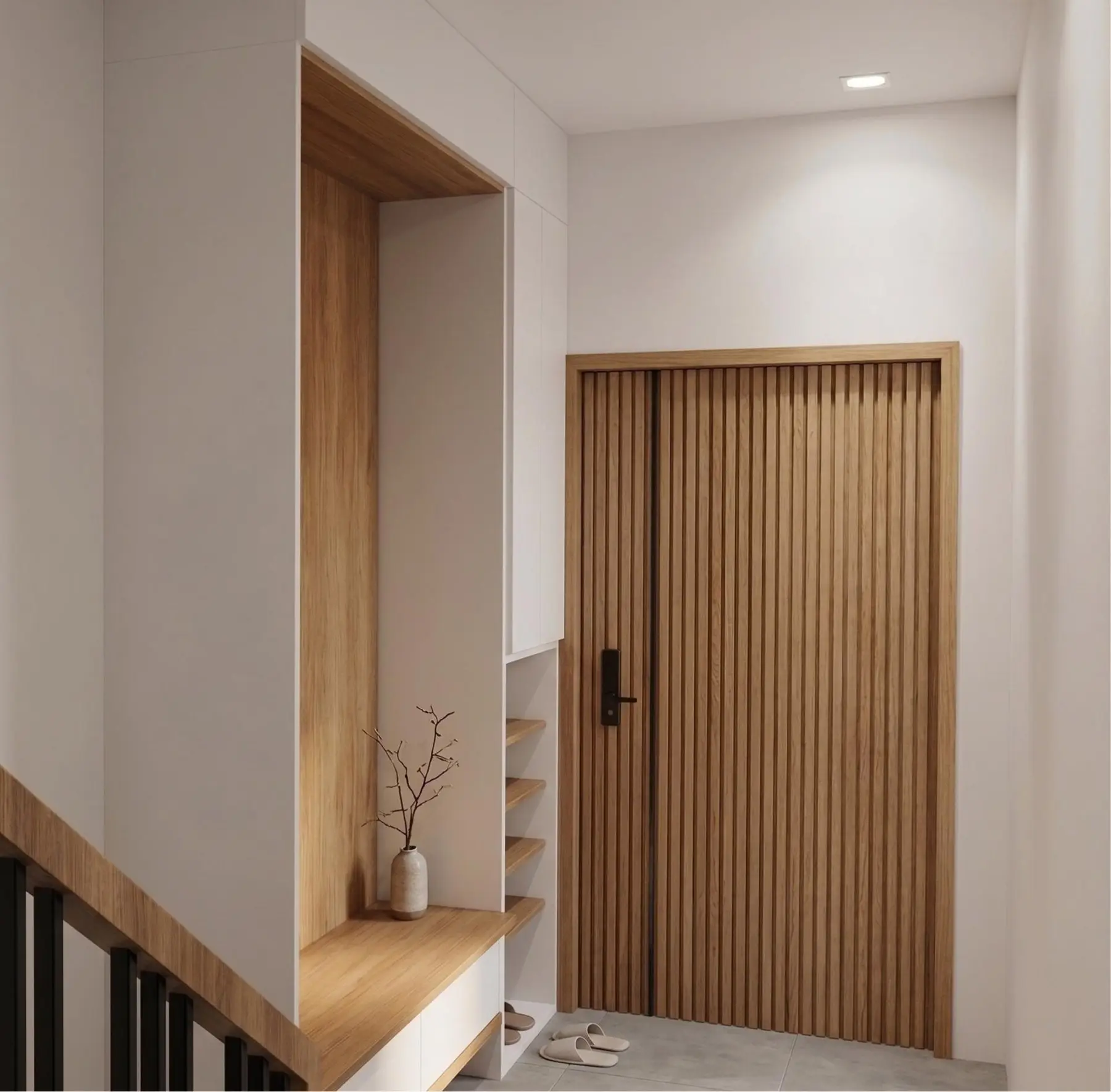 Desain interior foyer oleh RHI Architect