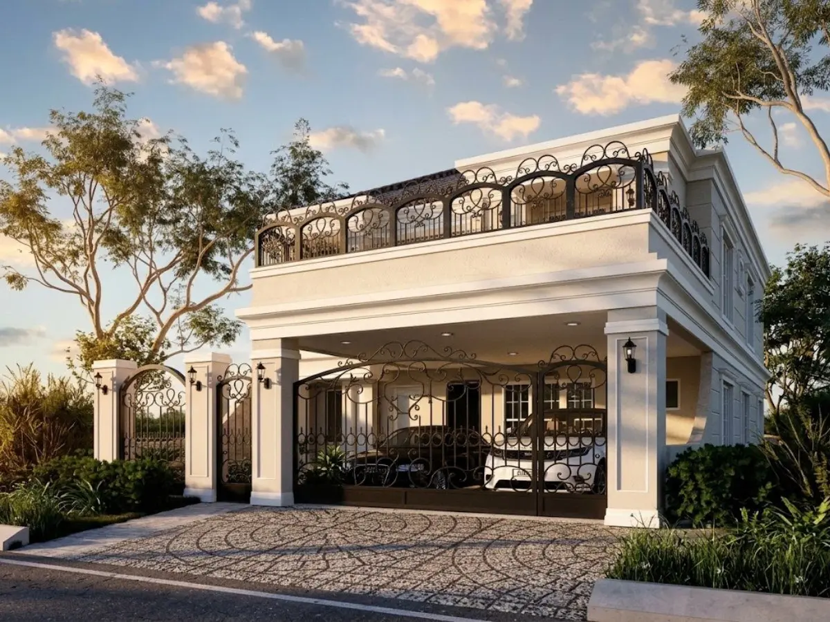 Render eksterior proyek Mr Fm oleh RHI Architect